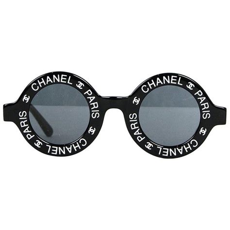 chanel black vintage round sunglasses|sunglass hut chanel sunglasses.